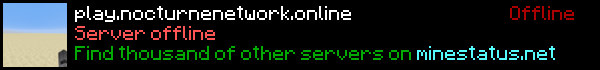 Nocturne Network Minecraft Server Banner