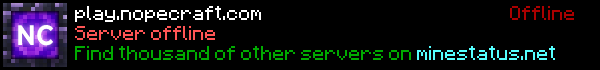 NopeCraft Minecraft Server Banner