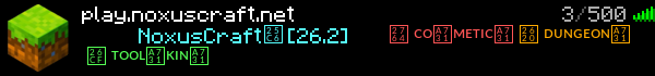 NoxusCraft Minecraft Server Banner