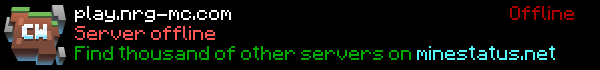 NRG Minecraft Server Banner