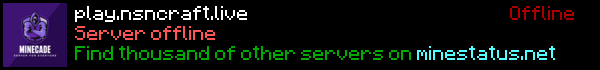 NSNCraft Minecraft Server Banner