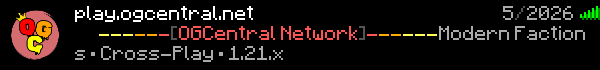OGCentral Minecraft Server Banner