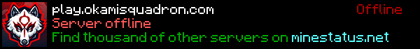 Okami Squadron Minecraft Server Banner