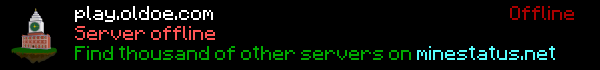 Oldoe Minecraft Server Banner