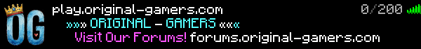 Original Gamers Minecraft Server Banner