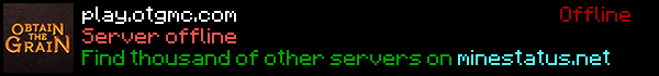 Obtain the Grain OTG Minecraft Server Banner