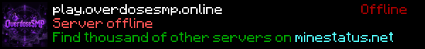 OverdoseSMP Minecraft Server Banner
