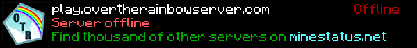 Over The Rainbow - SMP Minecraft Server Banner