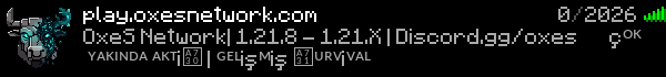 oxesnetwork Minecraft Server Banner