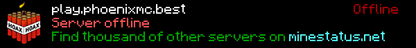 PhoenixMC Minecraft Server Banner