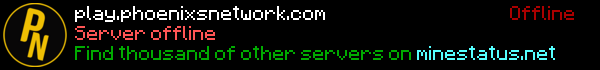Phoenix Network Minecraft Server Banner
