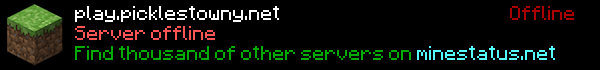 Pickle's Towny Minecraft Server Banner