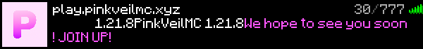 PinkVeilMC Minecraft Server Banner
