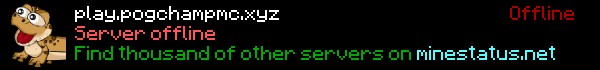 Pogchamp Towny Server  Minecraft Server Banner