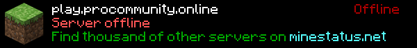 Pro-Community Minecraft Server Banner