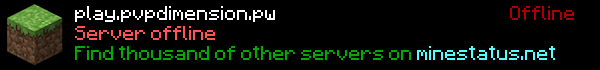 PVP_Dimension Minecraft Server Banner