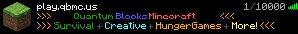 Quantum Blocks Minecraft Minecraft Server Banner