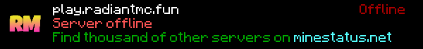 Radient MC Minecraft Server Banner