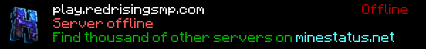 Red Rising SMP  Minecraft Server Banner