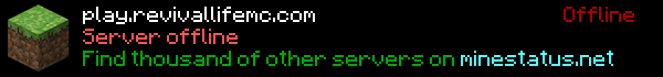 Revival Life MC Minecraft Server Banner