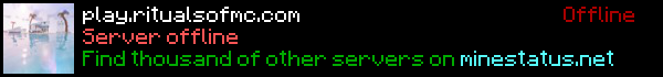 Rituals of MC Minecraft Server Banner