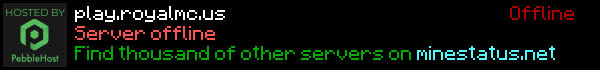 Royal Mc  Minecraft Server Banner