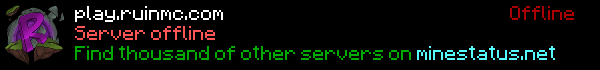 RuinMC Minecraft Server Banner