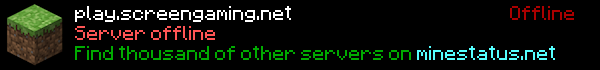 ScreenGaming Minecraft Server Banner