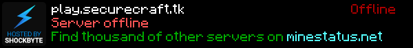 SecureCraft Minecraft Server Banner