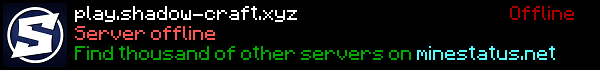 ShadowCraft Minecraft Server Banner