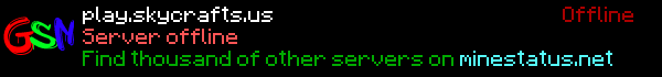 SkyCraft Minecraft Server Banner