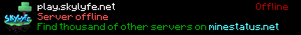 Skylyfe Minecraft Server Banner