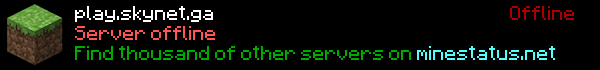 SkyNet Minecraft Server Banner