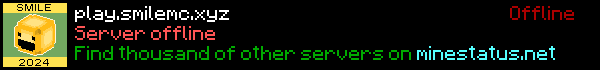 SmileMC Minecraft Server Banner
