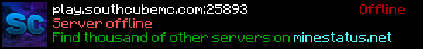 SouthCube Minecraft Server Banner