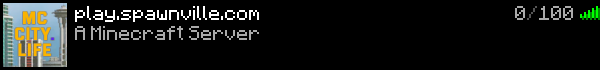 Spawnville Minecraft Server Banner