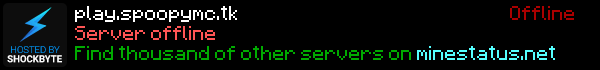 SpoopyMC Minecraft Server Banner