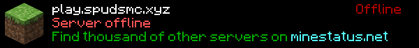Spuds MC Minecraft Server Banner