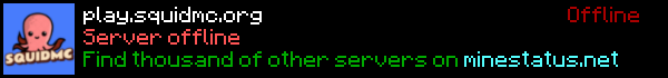 SquidMC Minecraft Server Banner