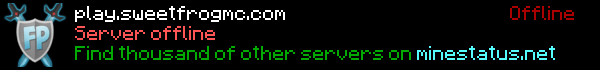 SweetFrogMC Minecraft Server Banner
