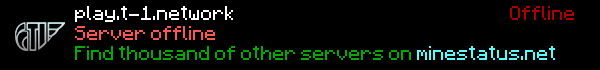 T1 Network Minecraft Server Banner