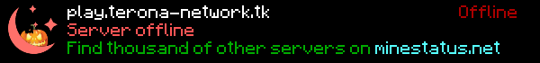 Terona Network Minecraft Server Banner