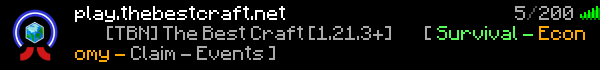 The Best Craft Minecraft Server Banner