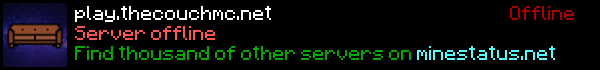 The Couch MC Minecraft Server Banner