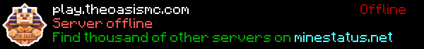 TheOasisMC Minecraft Server Banner