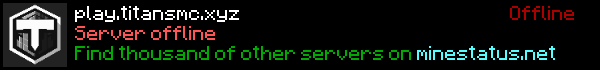 TitansMC Minecraft Server Banner
