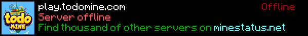 TodoMine Minecraft Server Banner
