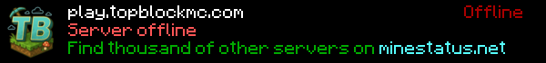 TopBlockMC Minecraft Server Banner