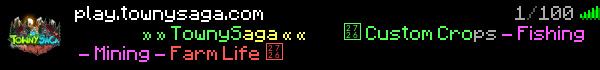 Townysaga Minecraft Server Banner