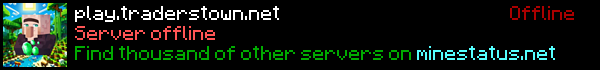TradersTown Minecraft Server Banner